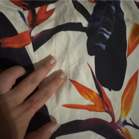 Kookai Paradise Culottes Designer Silk Cropped Wide Leg Dress Pants Bohemian - Picture 7 of 15